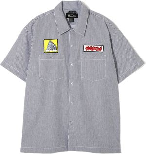 PATCHED LOGO WORK SHIRT