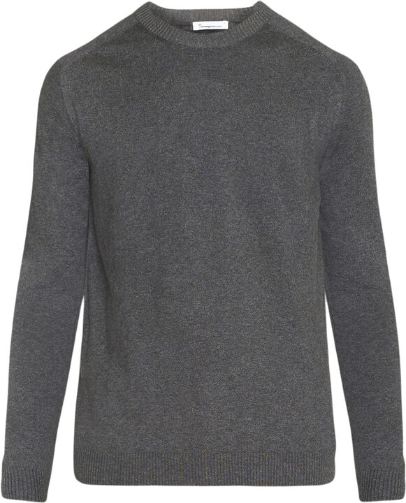 Regular merino knit crew neck - RWS