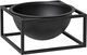 Kubus Bowl centerpiece, Small, Blac
