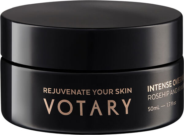 VOTARY Intense Overnight Mask, Rosehip & Hyaluronic 50 ml