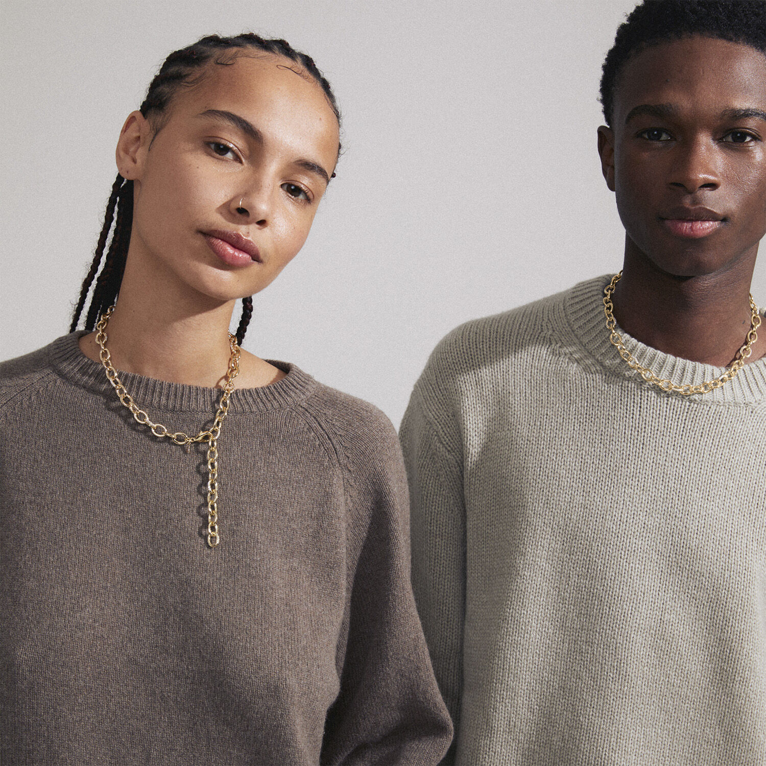 AMIRI recycled necklace gold-plated