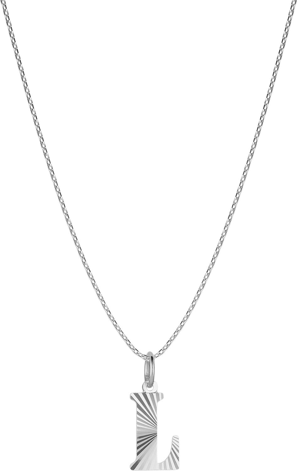 Reflection Letters, gold-plated sterling silver-L