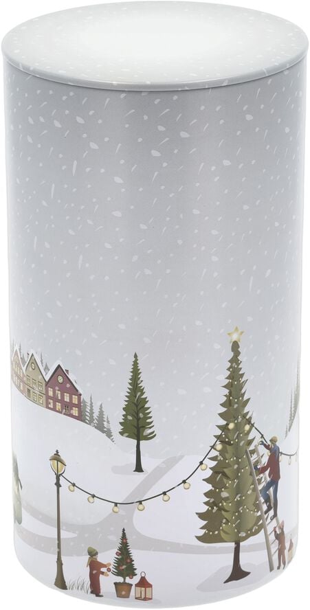 Kagedåse Vinter 10 x 18,5 cm Arctic Ice Metal