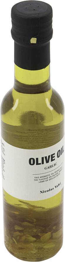 Olivenolie 99,5% med hvidl&oslash;g, 25 cl.