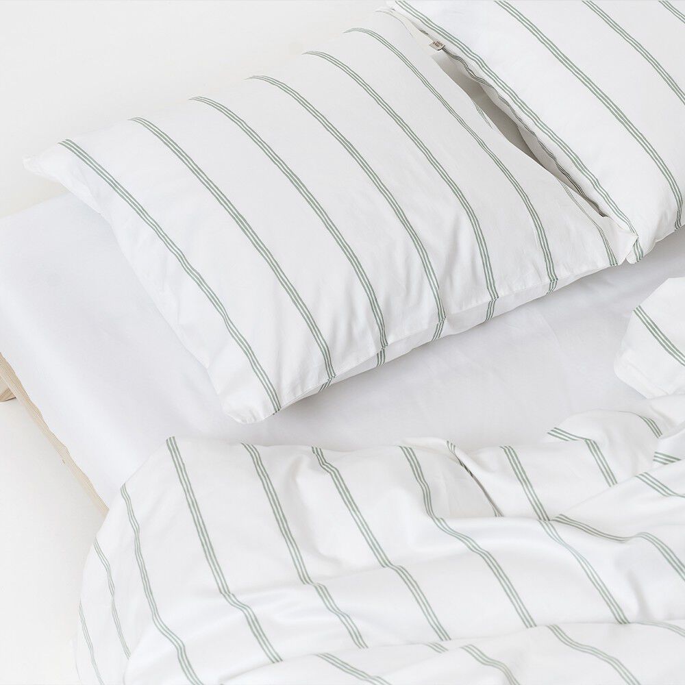 &Oslash;kologisk senges&aelig;t Flow green - GOTS