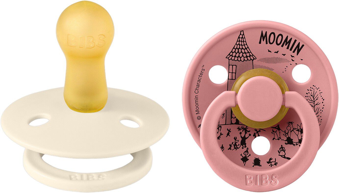 BIBS x Moomins Pacifier Colour Little My 2 PACK Latex Size 2