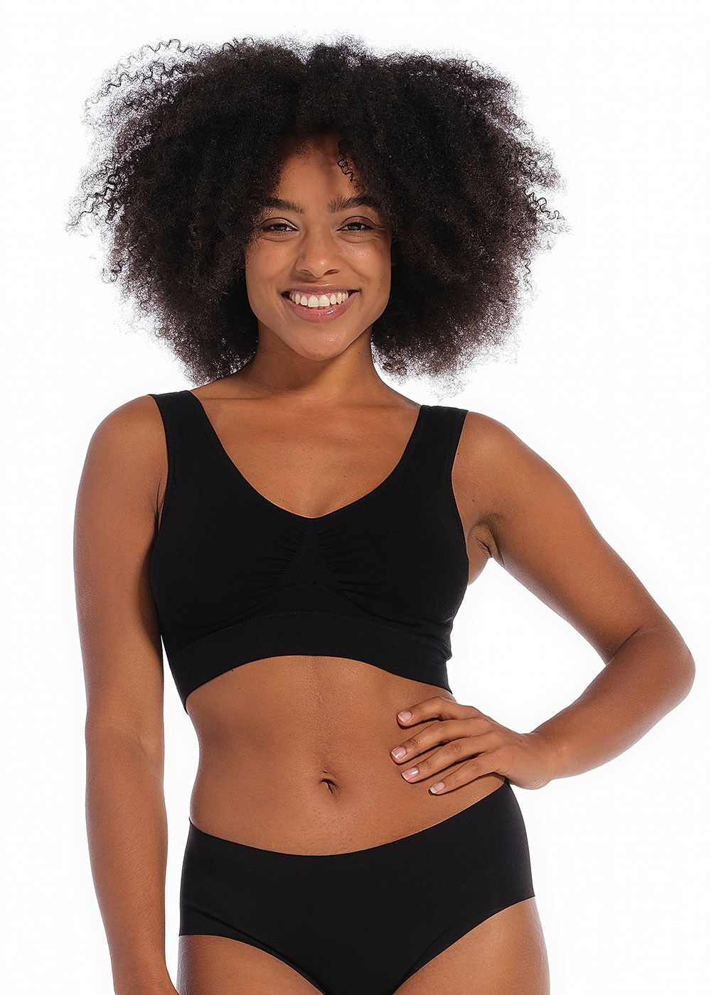 Comfort Bra - bamboo black - XL