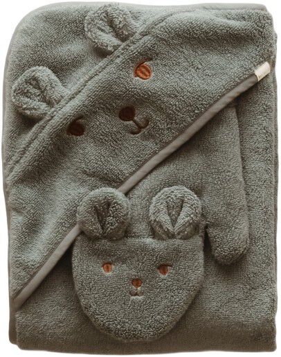 Bath Mitts - 2 pack - Bear and Bunny