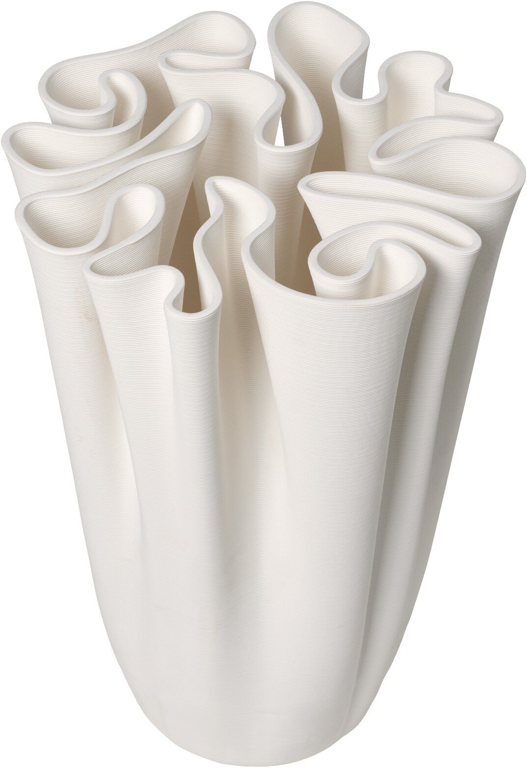 Dedali Floor Vase - H50 - Off-white