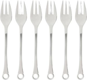 Kagegaffel Pantry 16 cm 6 stk. Mat/Blank stål