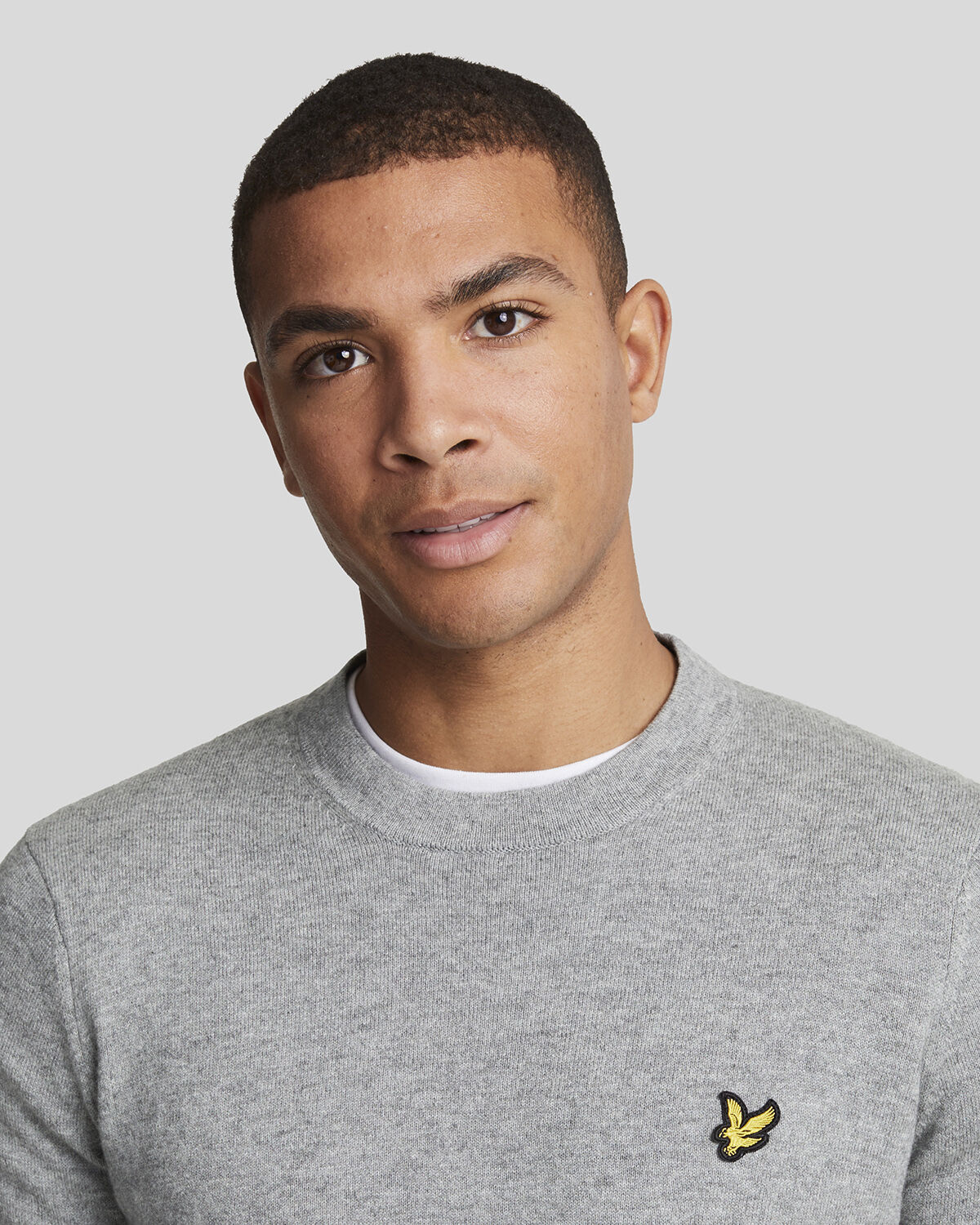 Cotton Merino Crew Neck Jumper