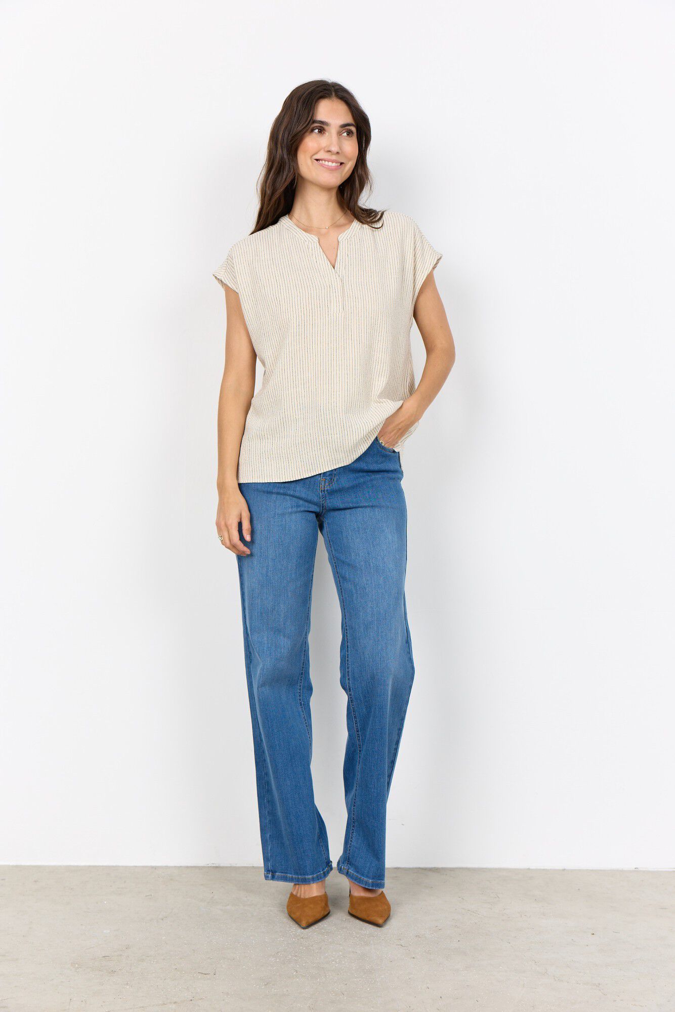 SC-CANNIE 1 T-shirt Lys sand