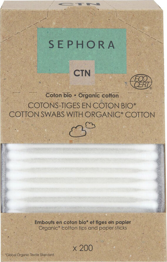 Organic Cotton Swabs - Vegan & Plastic-Free