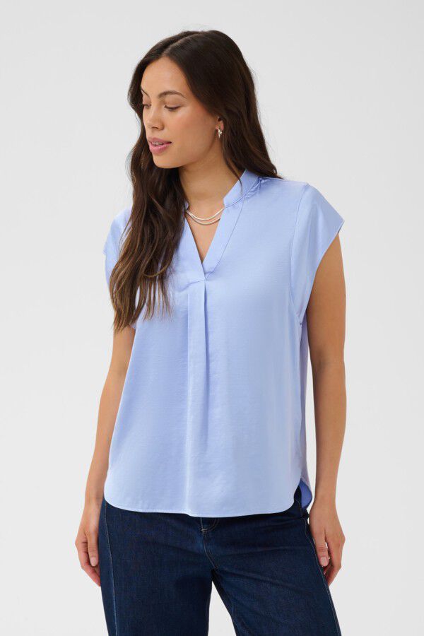 PananSZ Cap Sleeve Blouse