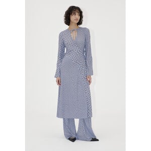 2245 Dry Jersey, Long Sleeve Wrap Tie Dress