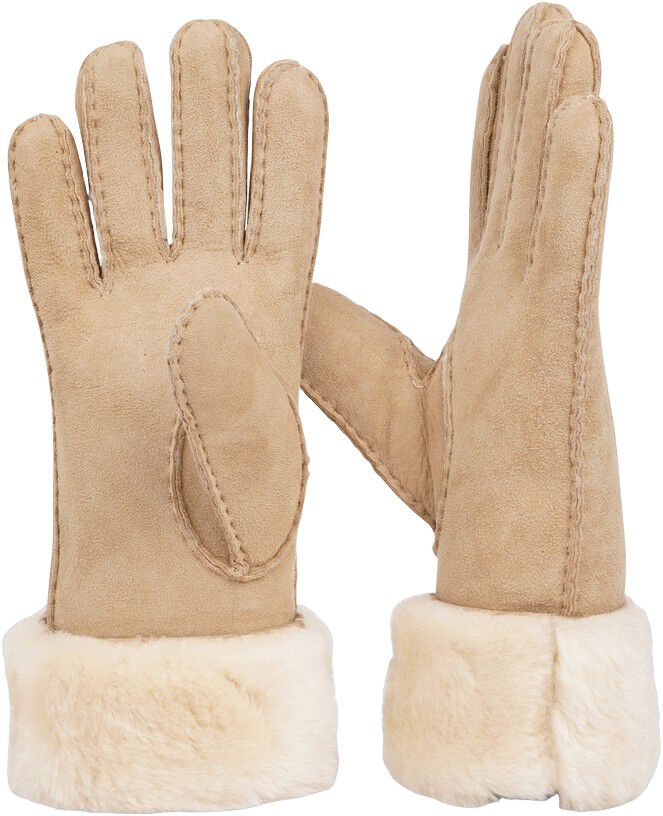 KELLY LONG - GLOWES - SHEEP SKIN W/ SHEARLING CUFF