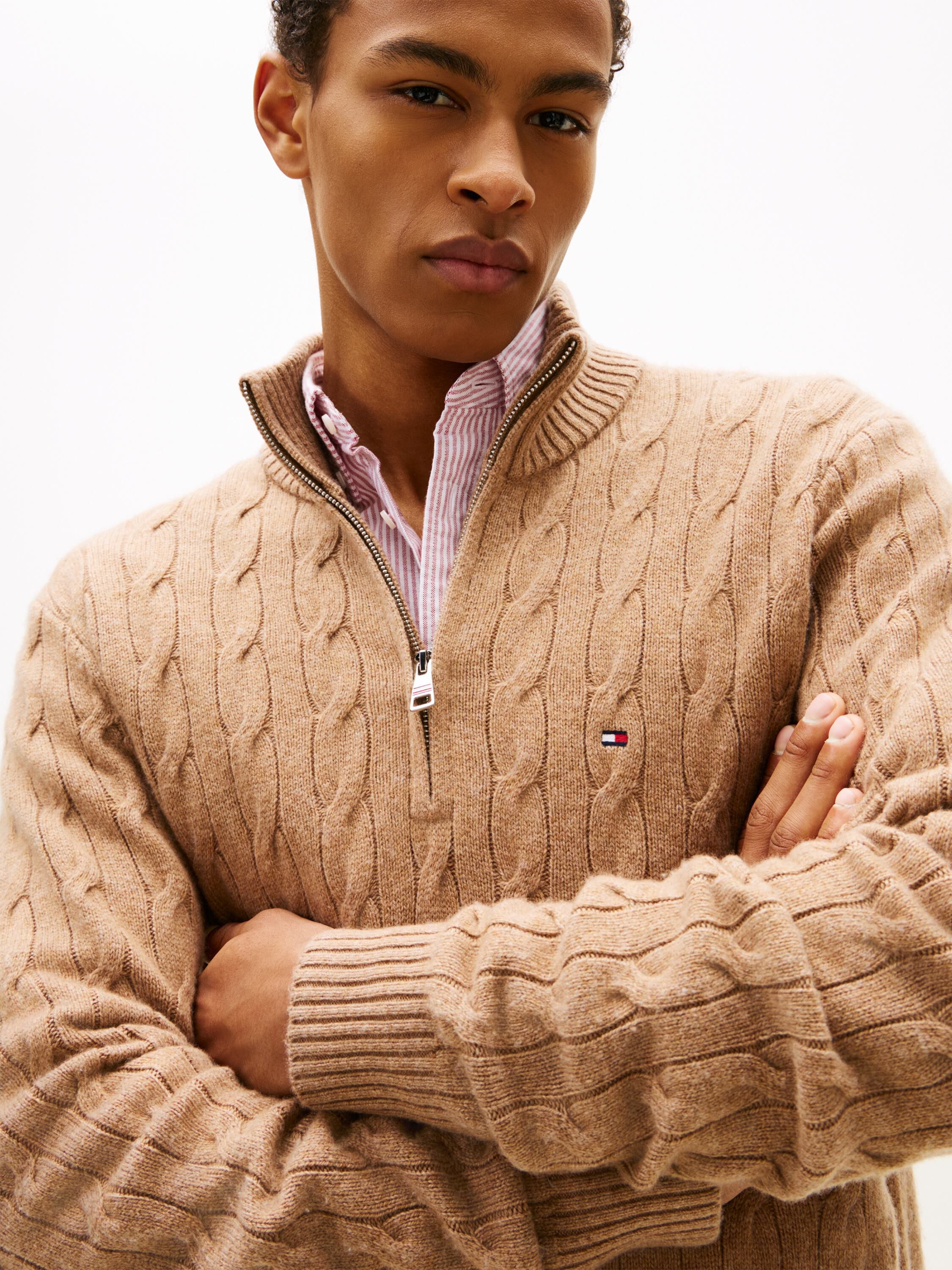LAMBSWOOL CABLE ZIP MK