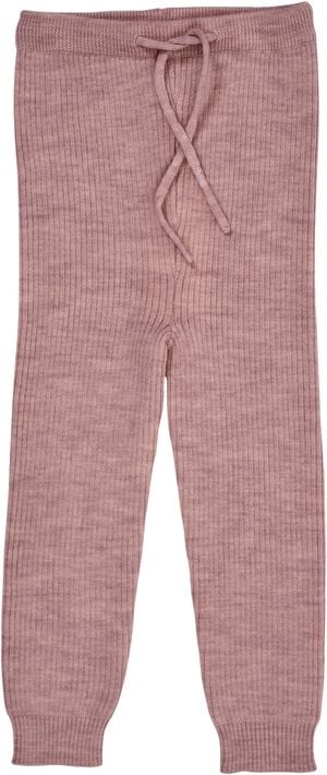 Merino Classic Rib Leggings with Drawstrings