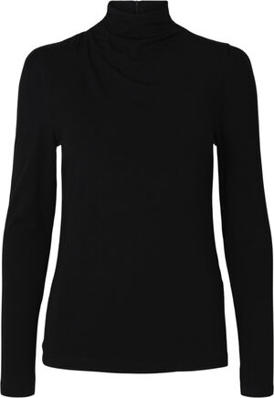 SLFMANJA LS DRAPEY HIGH NECK TOP