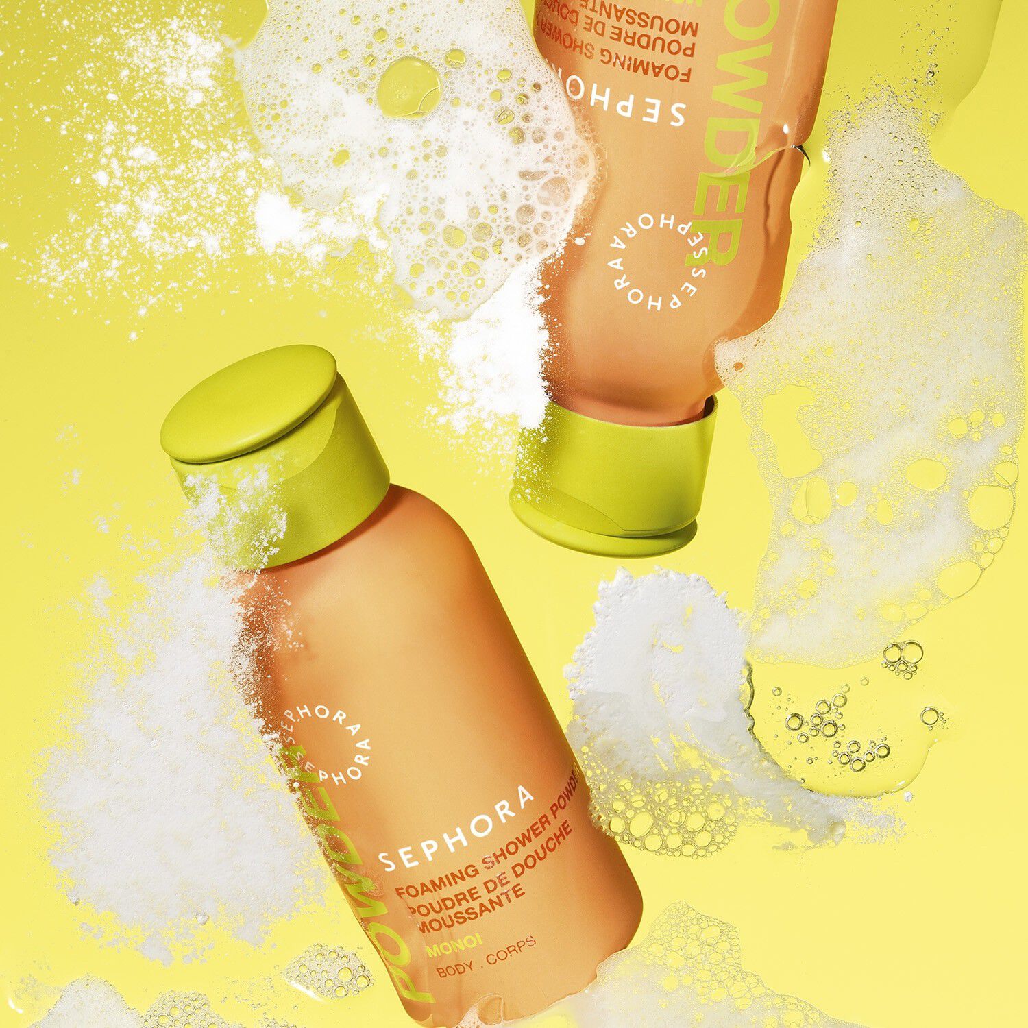 Skummende brusepulver - krop