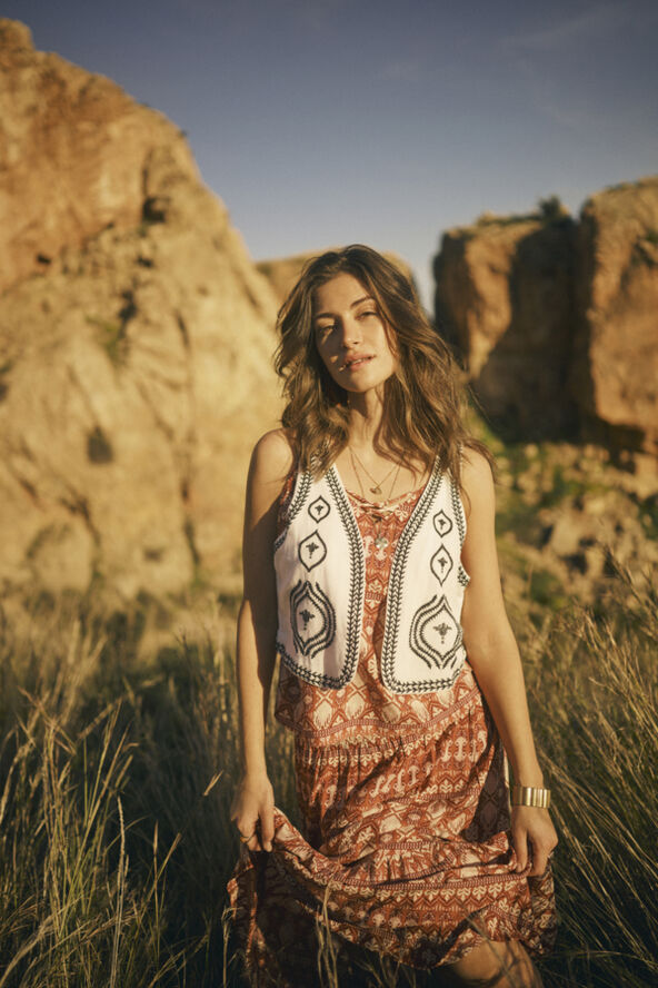 CRManju boho vest