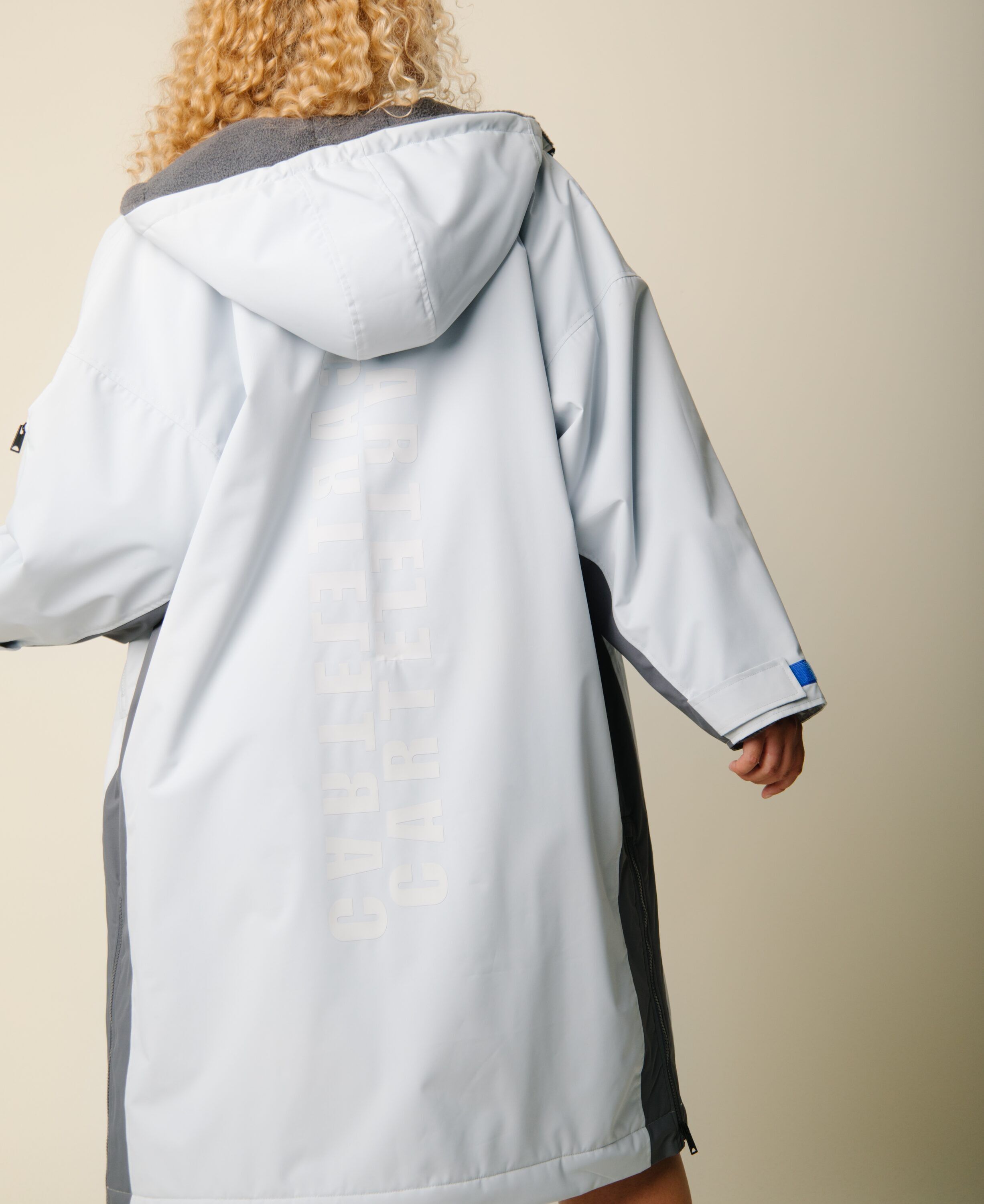 Nordic Fleece Changing Robe - Grey