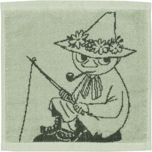 Moomin tw 25x25 Snufkin green GOTS
