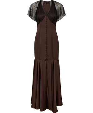 Lace Maxi V-Neck Dress