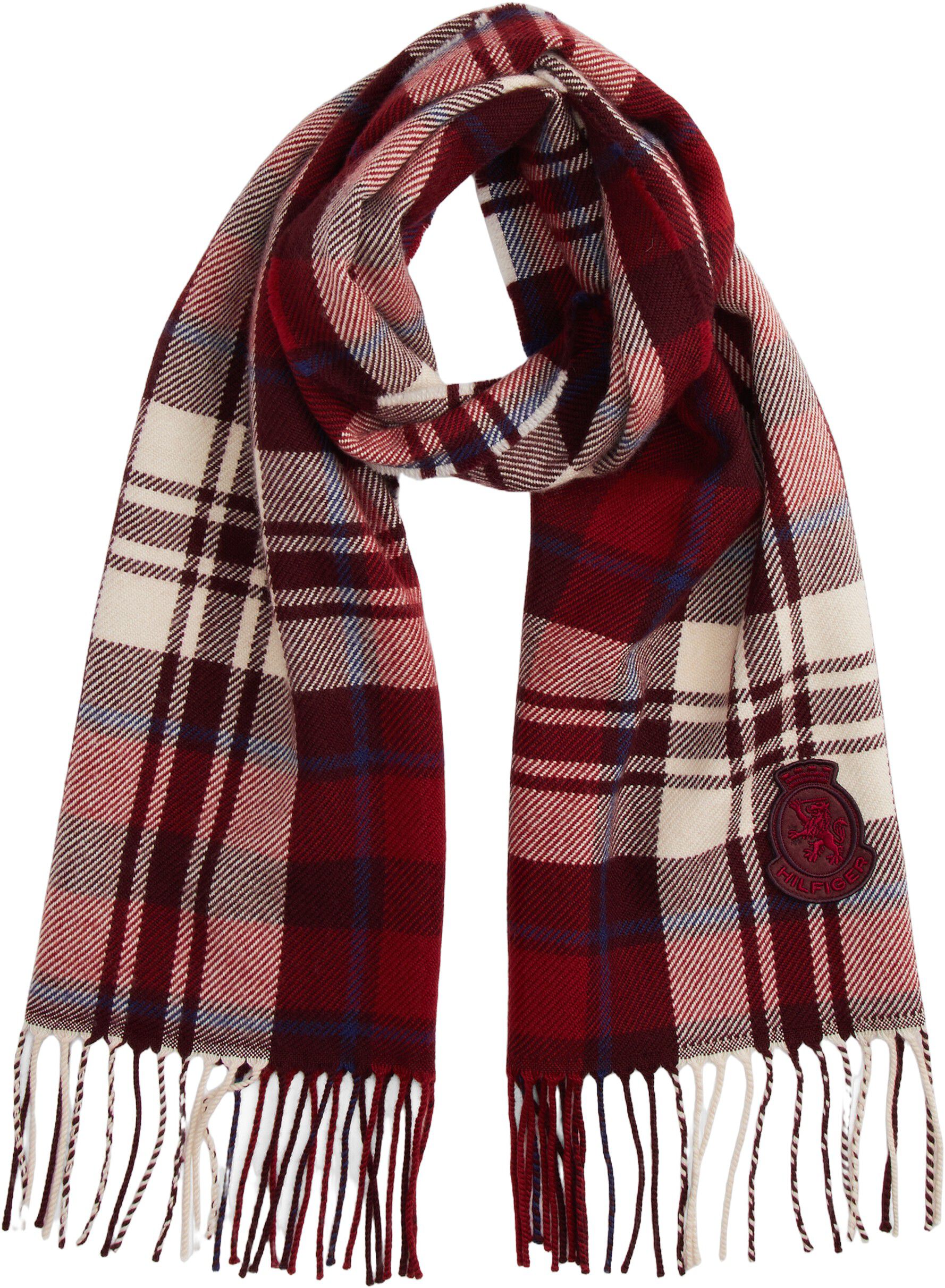 TH CREST CHECK SCARF