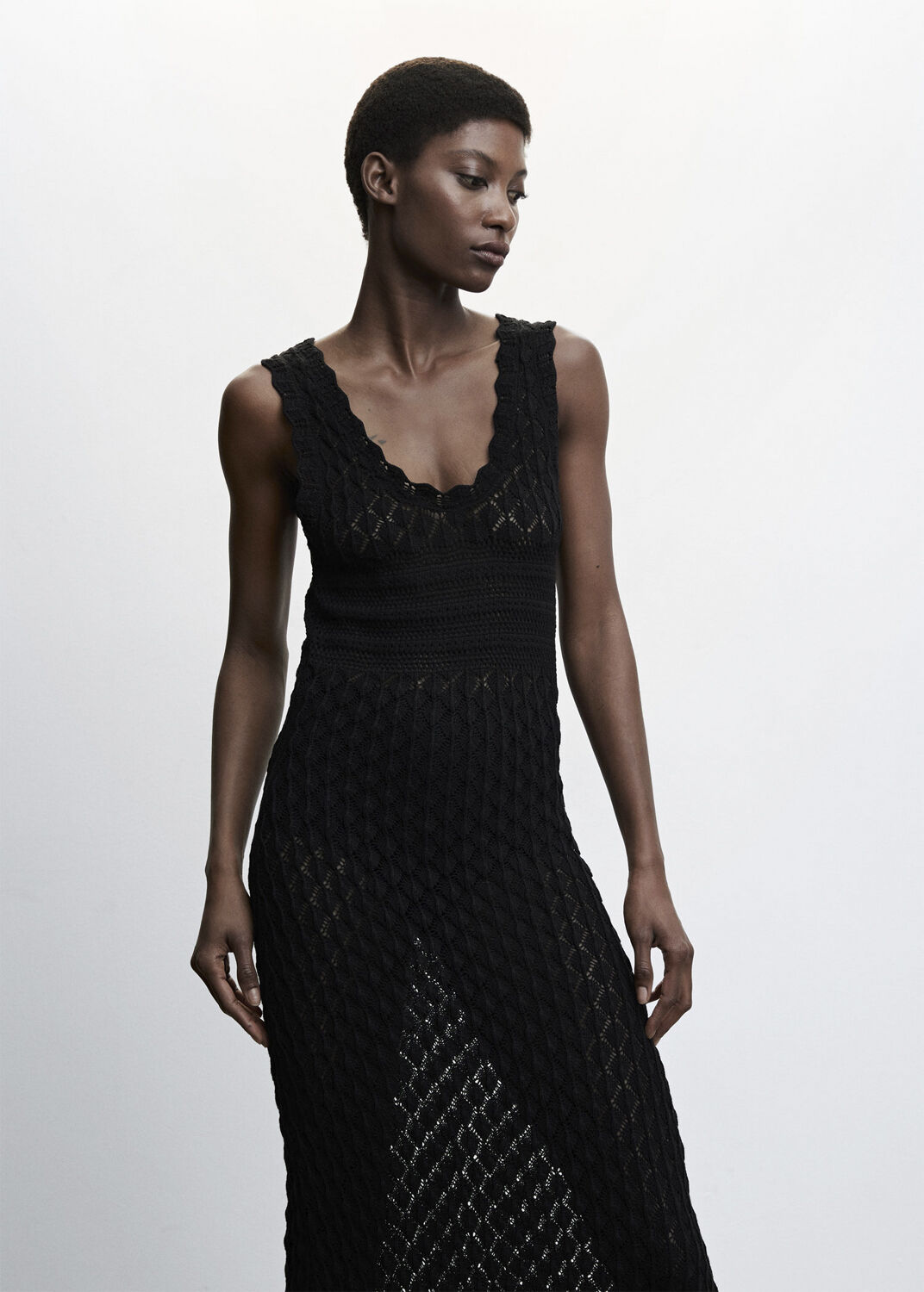 Mango long dress sales