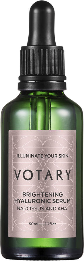 VOTARY Brightening Hyaluronic Serum, Narcisuss and AHAs 50 m