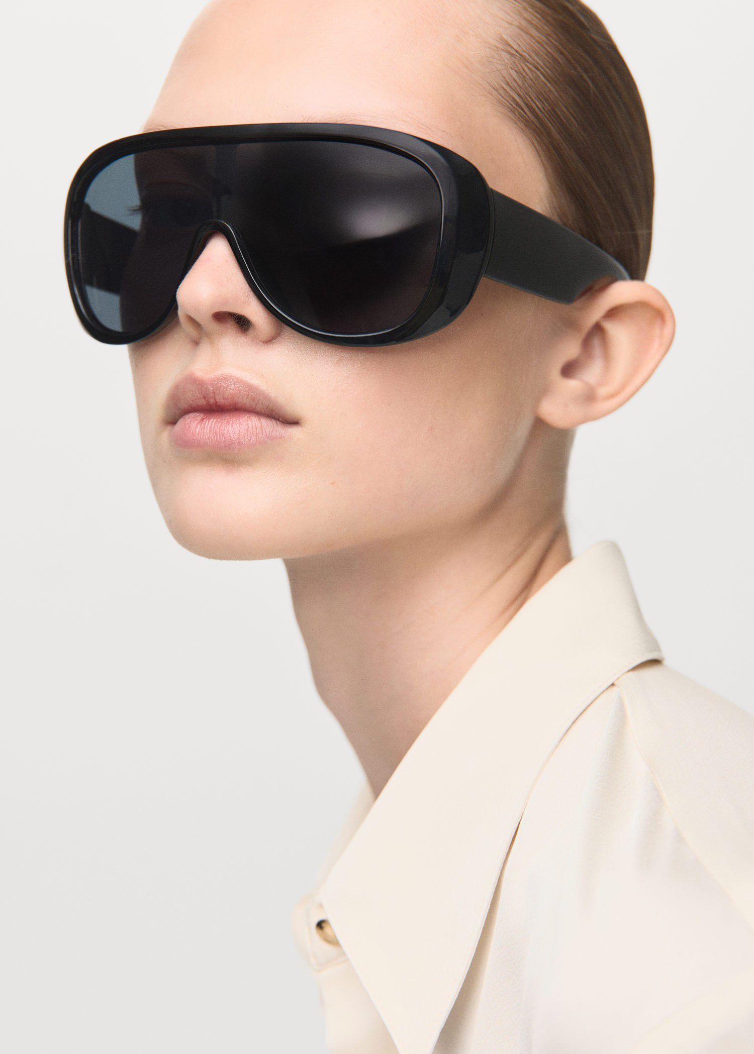 Satin finish flowy shirt