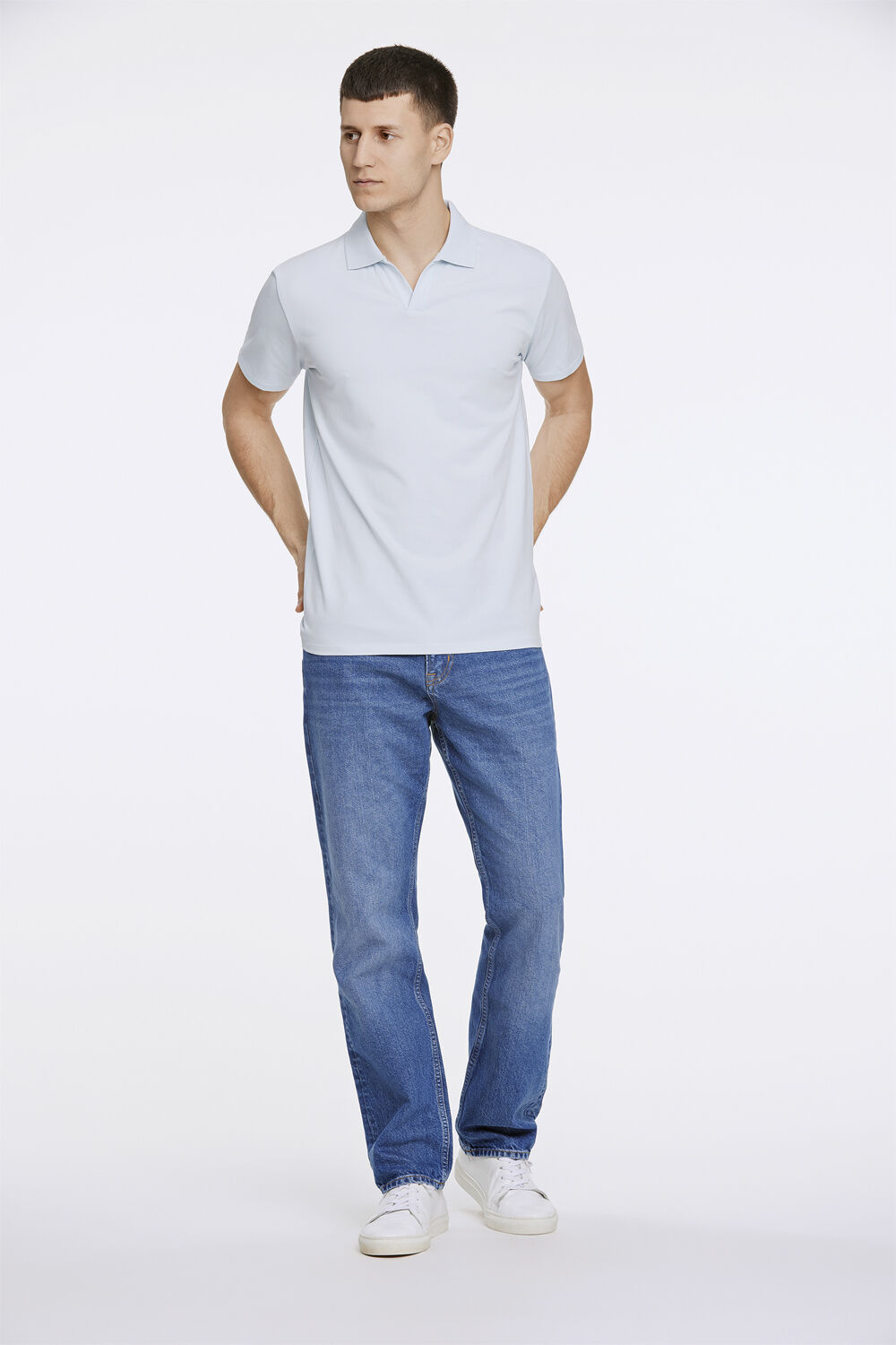 Stretch polo shirt S/S