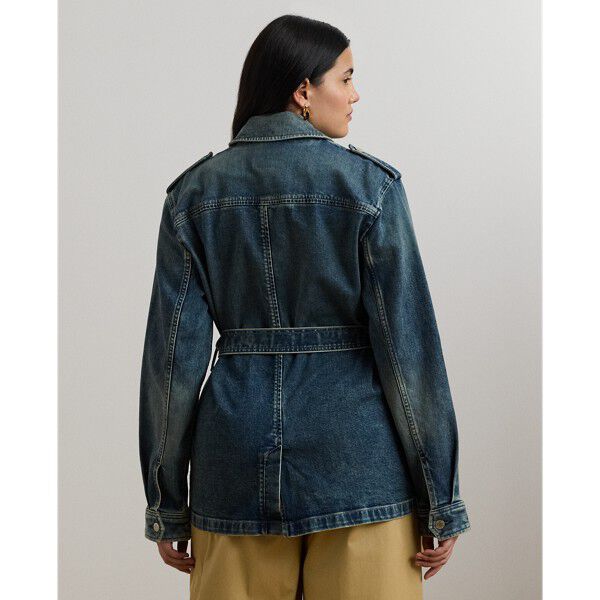 Belted Denim Field Jacket