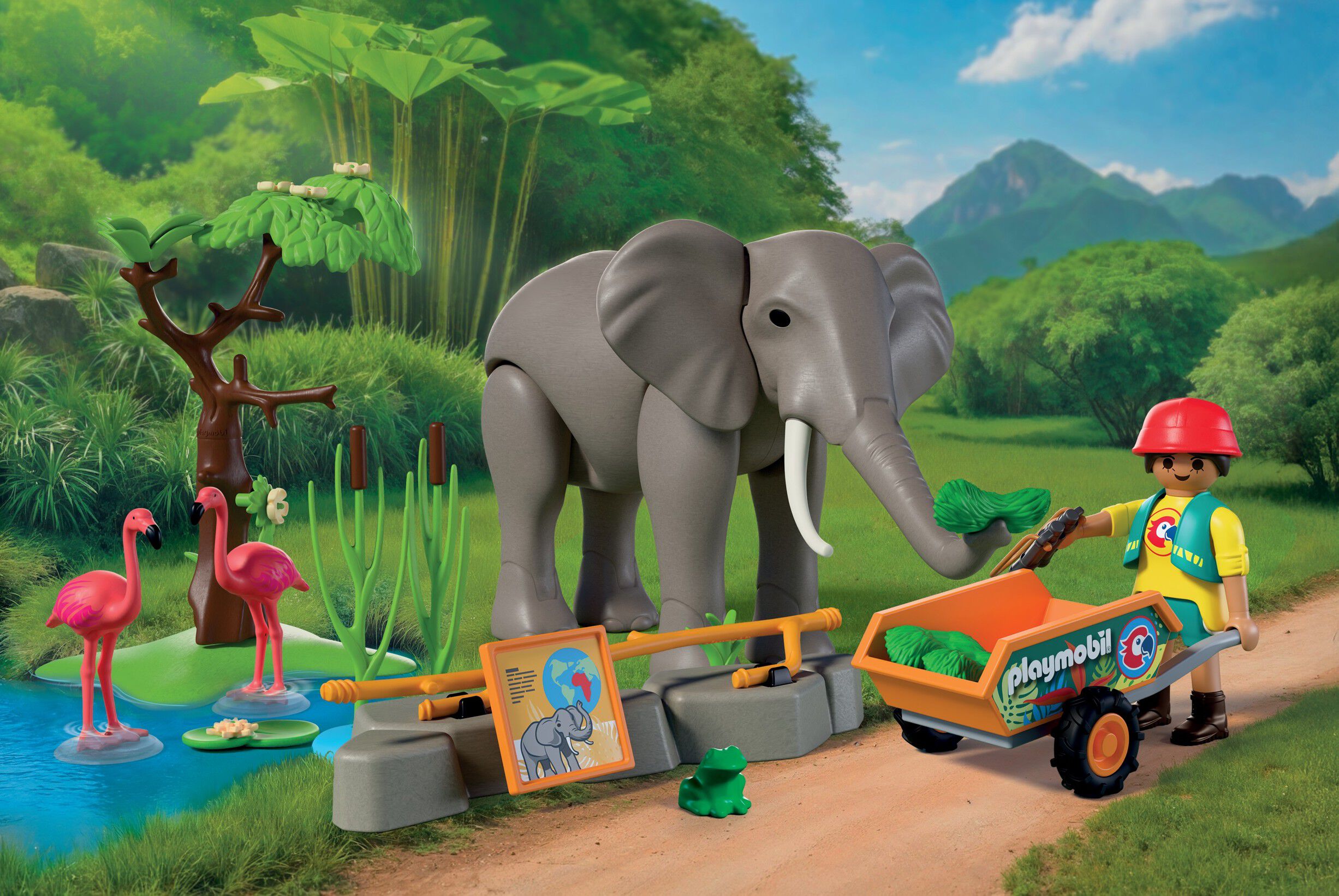 Elephant with Zookeeper