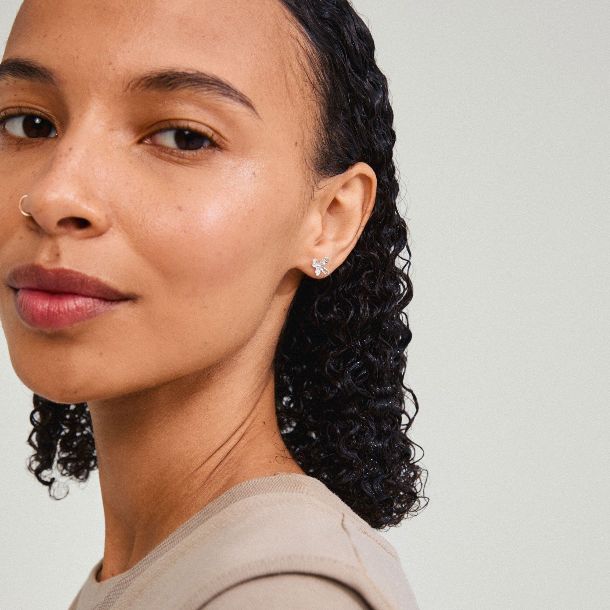 AGLAIA earrings silver-plated