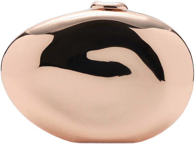 Oval clutch bag