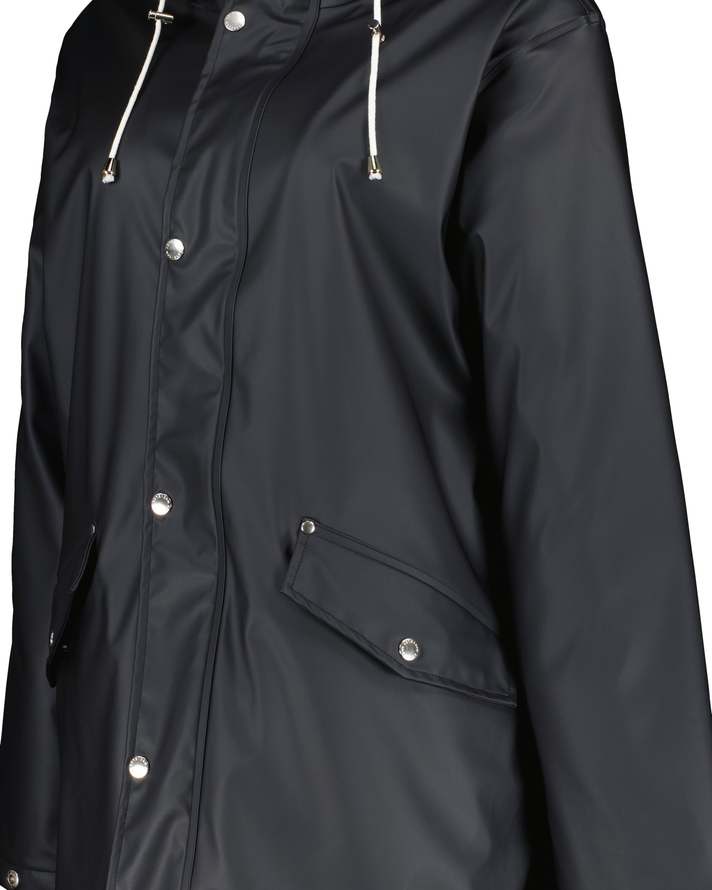 PILE LINED PU RAIN COAT