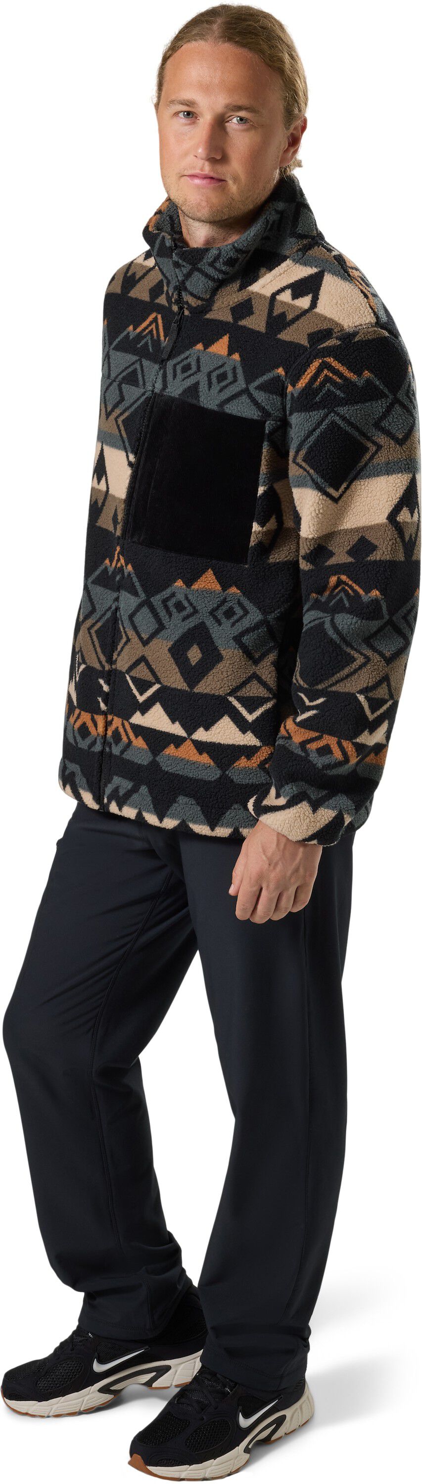 Heron Printed Fleecejakke