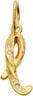 Alphabet Pendant Gold