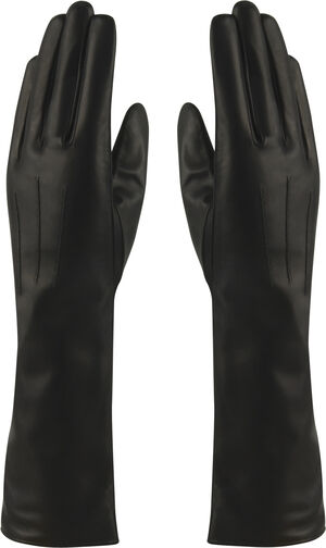 MJM Glove Francesca Long Leather Black