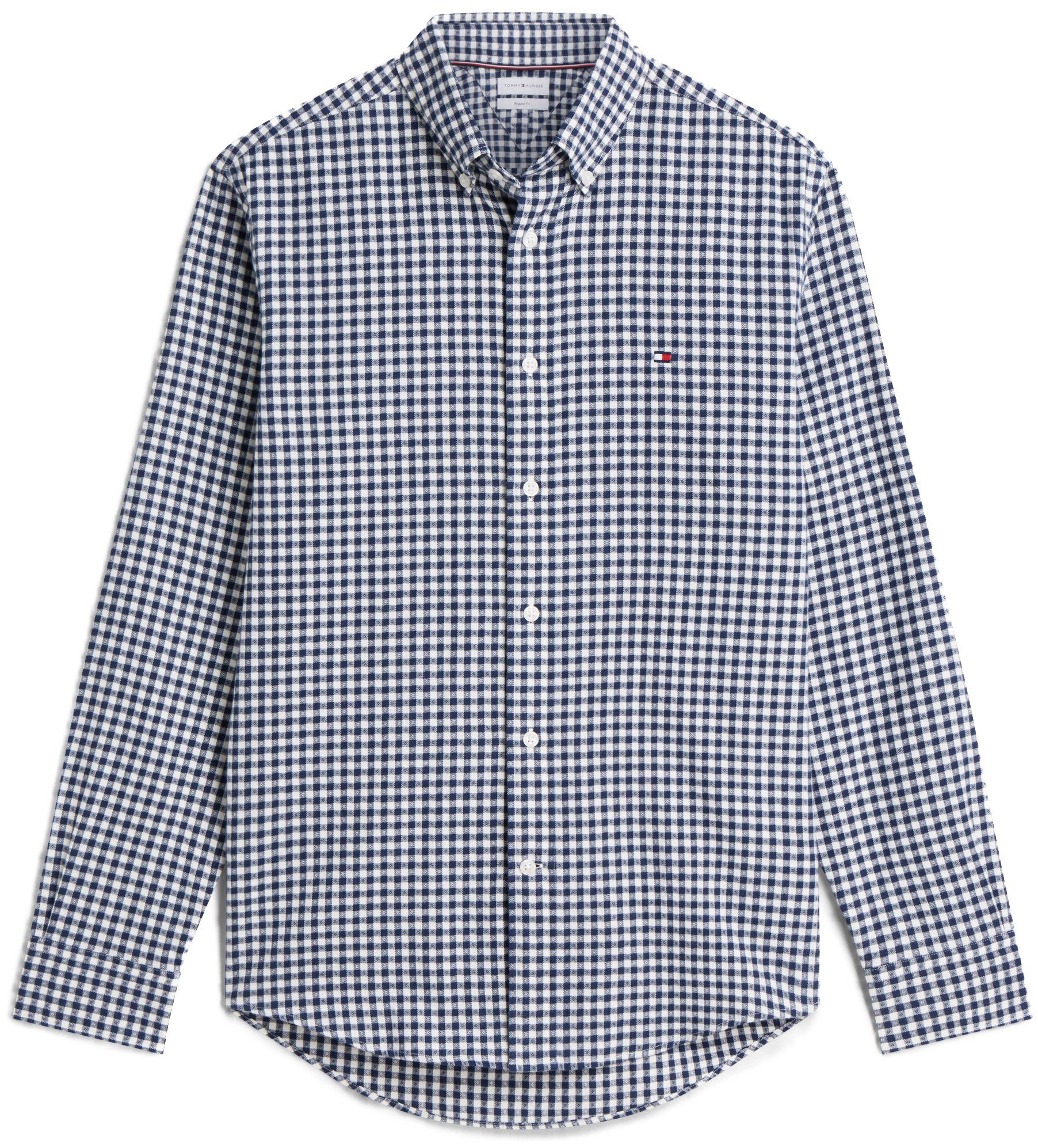 Regular Fit Gingham Dobby Flannel Shirt