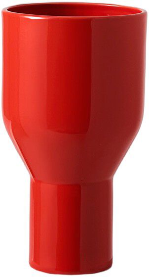 VASE, FLOWERSHADE, RED