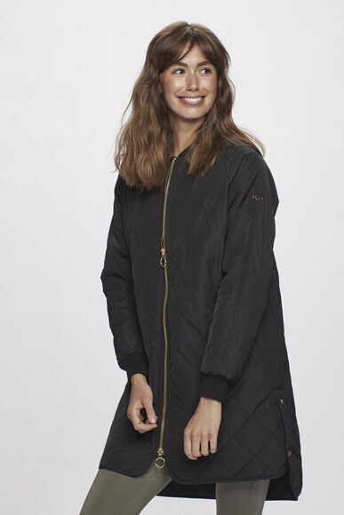 Rubina Quilted lang overgangsjakke