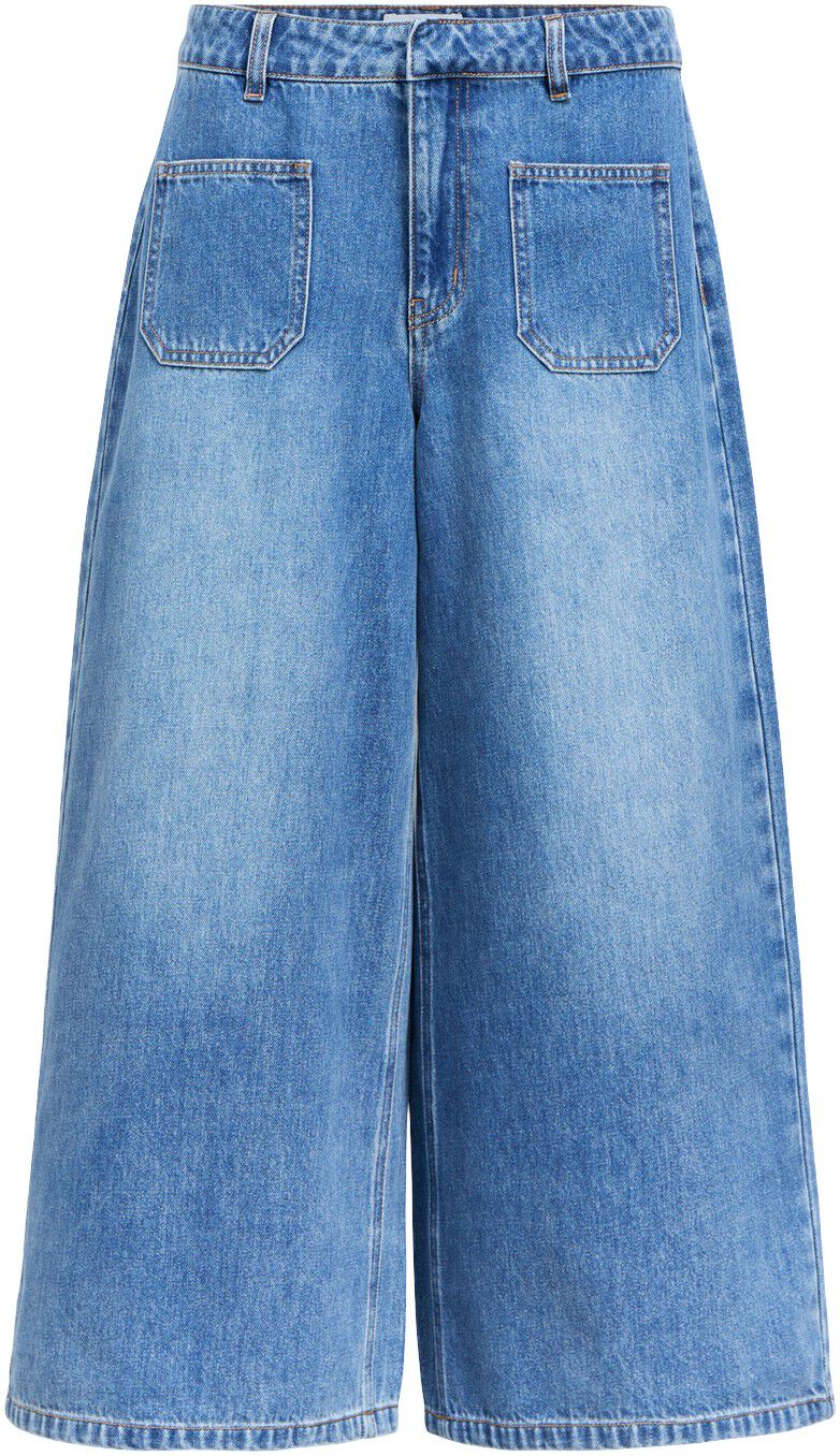 OBJFULLA MW DENIM CULOTTE 145