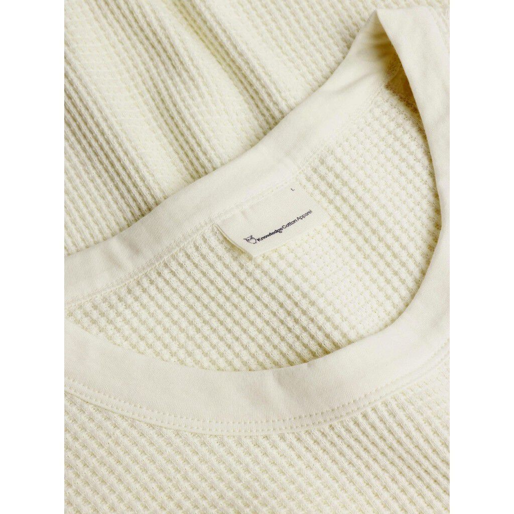 Regular waffle short sleeved crew neck t-shirt GOTS/Vegan