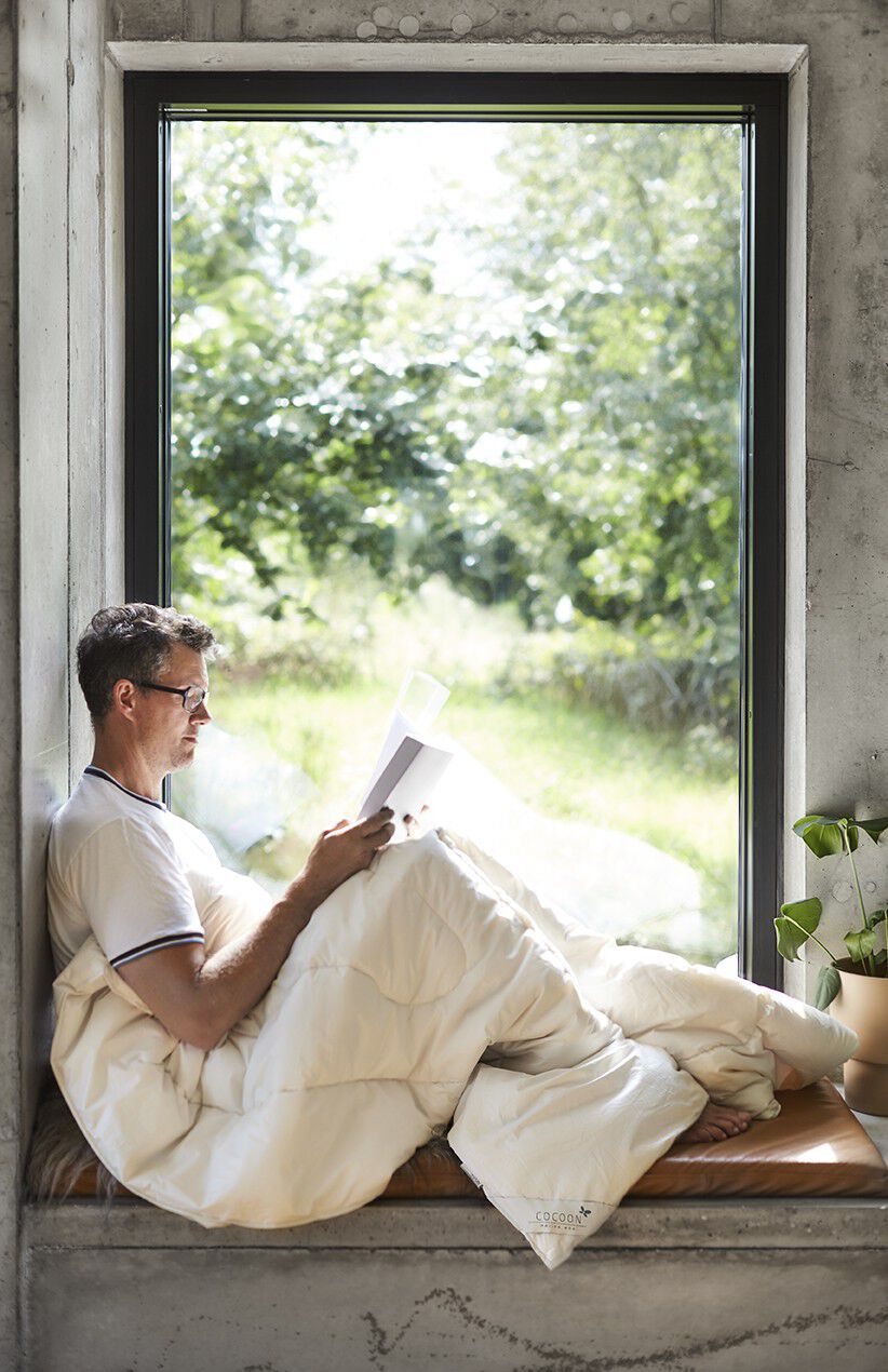 COCOON Hel&aring;rs ulddyne, &oslash;kologisk merinould - 140x200 cm