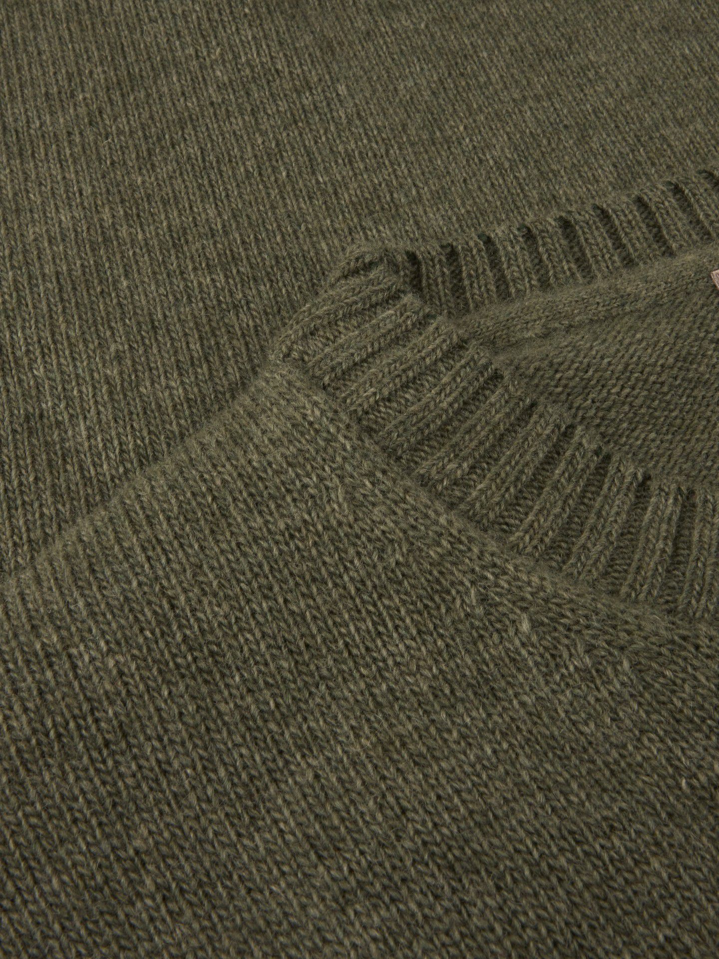 Pullover Knitted Crew Neck Carded Merino Wool