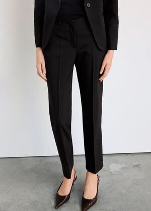 Straight suit trousers