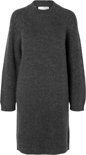 SLFLULU LS ALPACA BLEND HIGH NECK KNIT DRESS